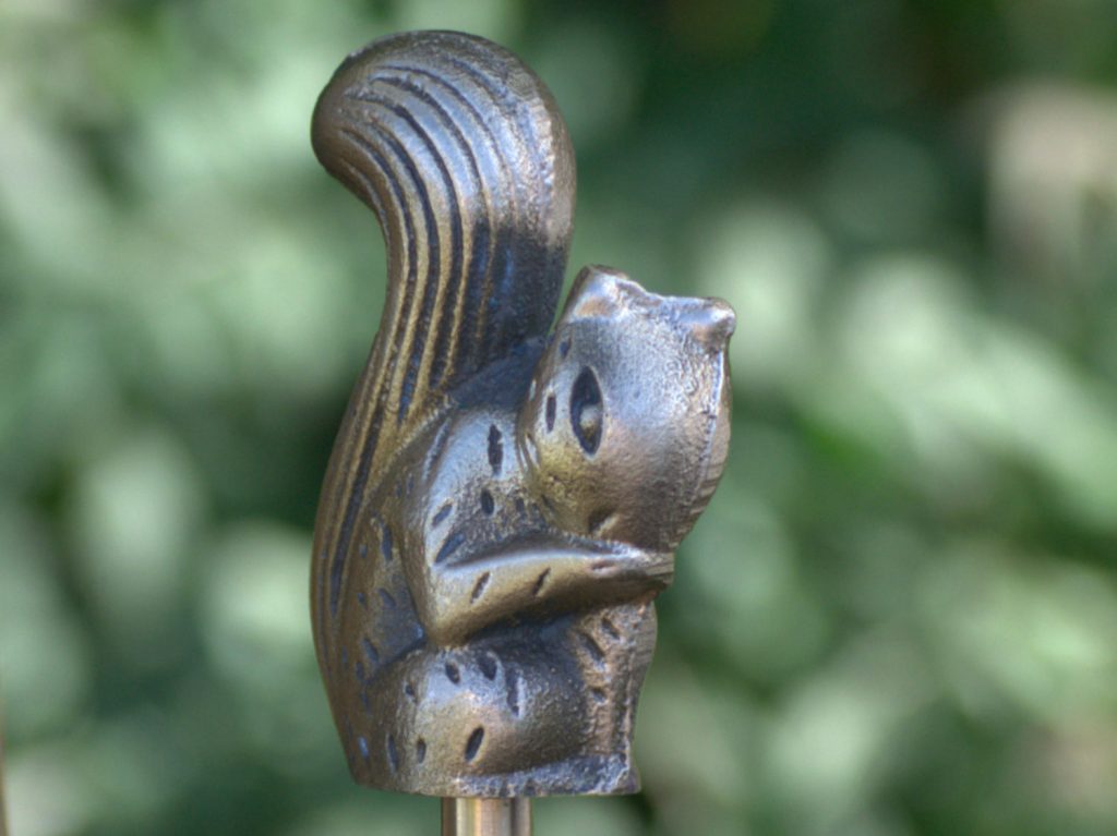 Squirrel ornamental garden tap brass colour | Access Garden Products