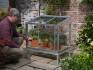 Herb House in aluminium with toughened glass
